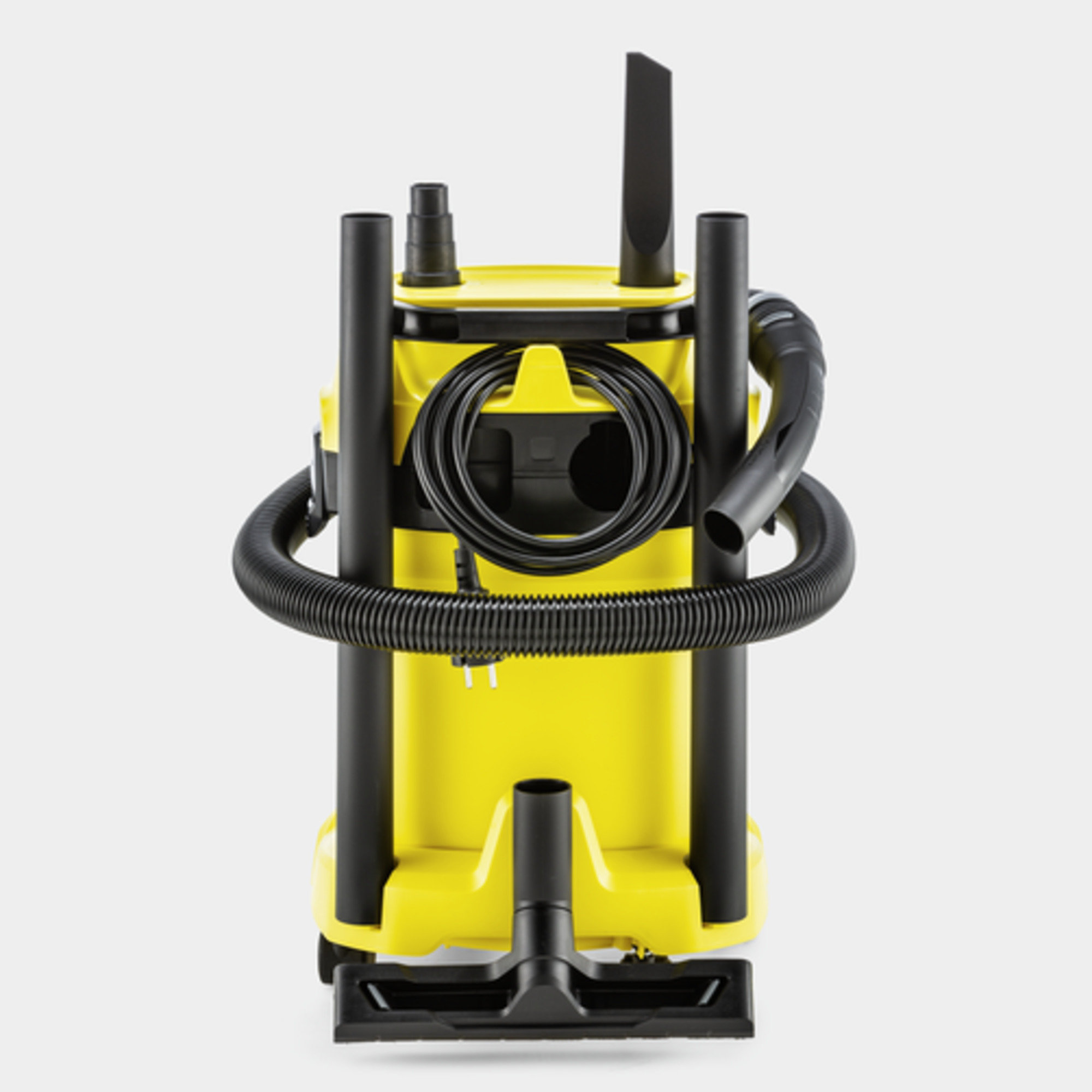 Хозяйственный пылесос Karcher WD 3 P V-17/4/20 - <h3>Штепсельная розетка с автоматикой включения / отключения для работы с электроинструментами</h3>
Немедленный сбор пыли и стружки, образующихся при строгании, пилении или шлифовании. Пылесос автоматически включается и выключается синхронно с электроинструментом.