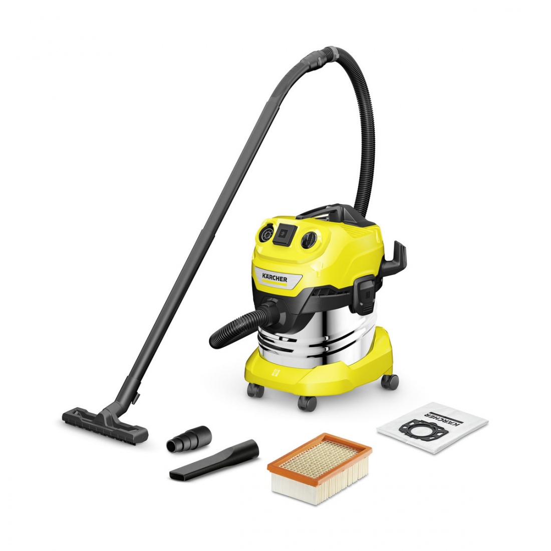 Хозяйственный пылесос Karcher WD 4 P S V-20/5/22 в Стерлитамаке -  характеристики, цена - в интернет магазине Karcher RDTEC.