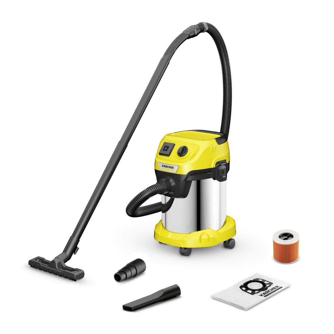 Хозяйственный пылесос Karcher WD 3 P S V-17/4/20 в Стерлитамаке -  характеристики, цена - в интернет магазине Karcher RDTEC.