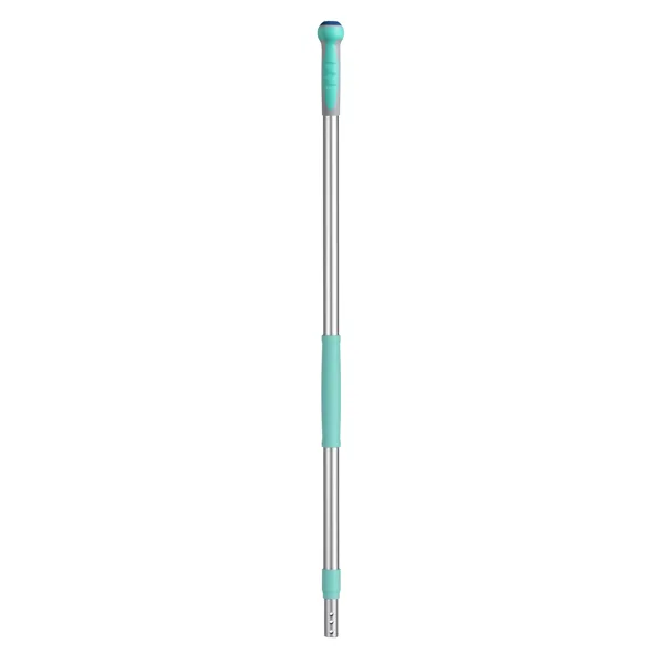 Рукоятка алюминиевая телескопическая, длина 97-184 см, с синим колпачком, синяя