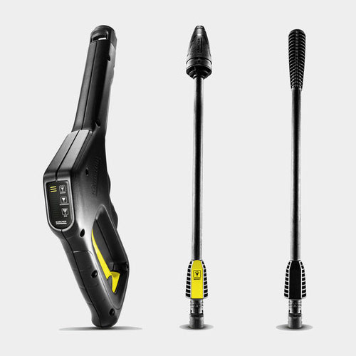 Аккумуляторная минимойка высокого давления Karcher K 2 Battery - <h3>Режим всасывания воды из открытых источников</h3>
Возможность соединения с всасывающим шлангом Kärcher для уборки вне зависимости от источников воды. Всасывающий шланг можно приобрести отдельно.