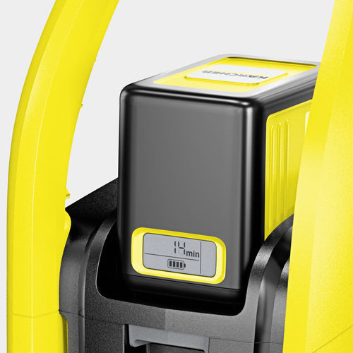 Аккумуляторная минимойка высокого давления Karcher K 2 Battery - <h3>Режим всасывания воды из открытых источников</h3>
Возможность соединения с всасывающим шлангом Kärcher для уборки вне зависимости от источников воды. Всасывающий шланг можно приобрести отдельно.