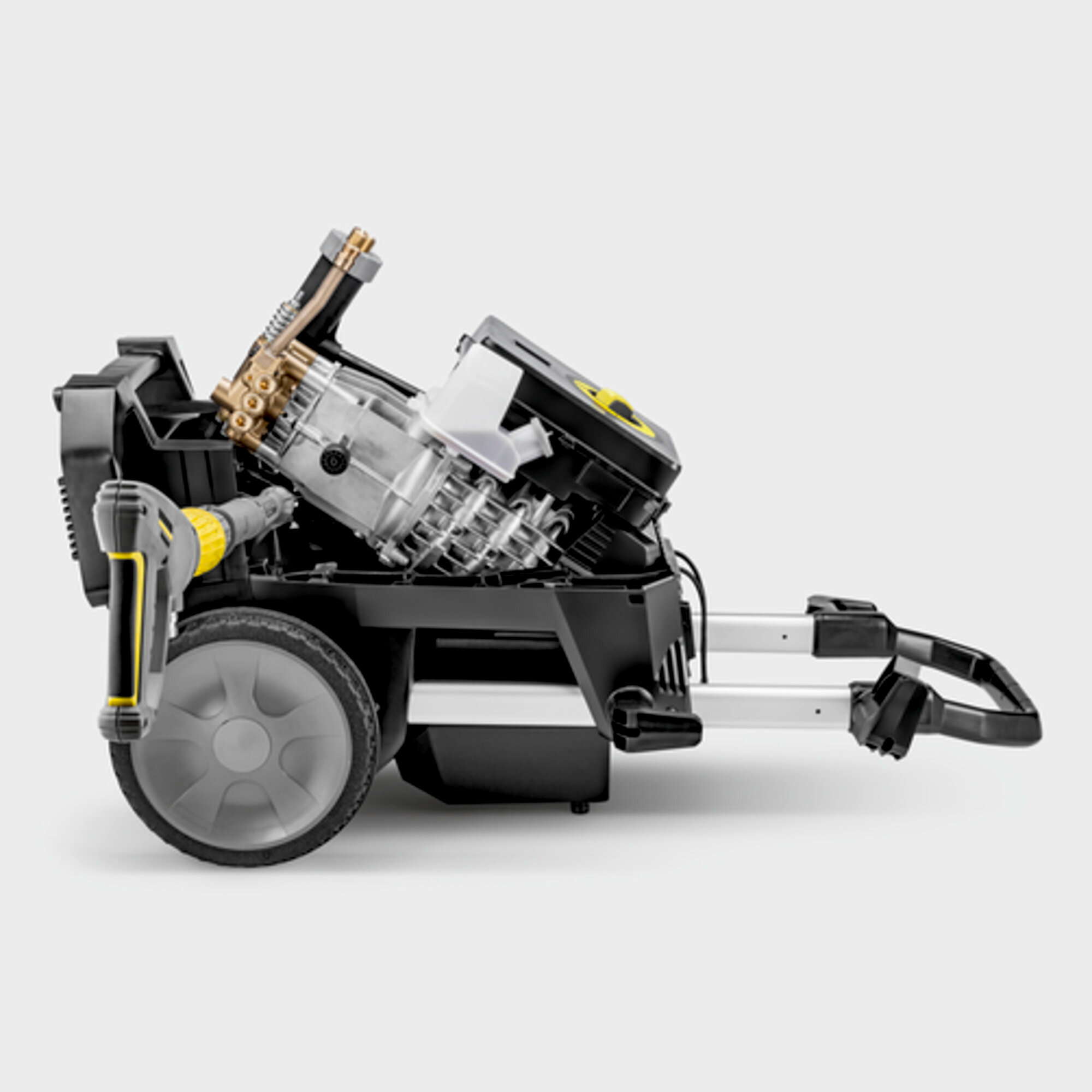 Аппарат высокого давления Karcher HD 10/25-4 S - <h3>Компактный дизайн с вертикальным расположением моторно-насосного агрегата</h3>
Компактные габаритные размеры и малая занимаемая площадь. Маневренность и удобство транспортировки. Высокая устойчивость аппарата.