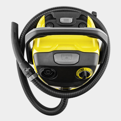 Хозяйственный пылесос Karcher WD 5 S V-25/5/22 - <h3>Система очистки фильтра</h3>
<p>
	 Сильные потоки воздуха перемещают грязь из фильтра в контейнер одним нажатием кнопки. Полная мощность всасывания быстро восстанавливается.
</p>