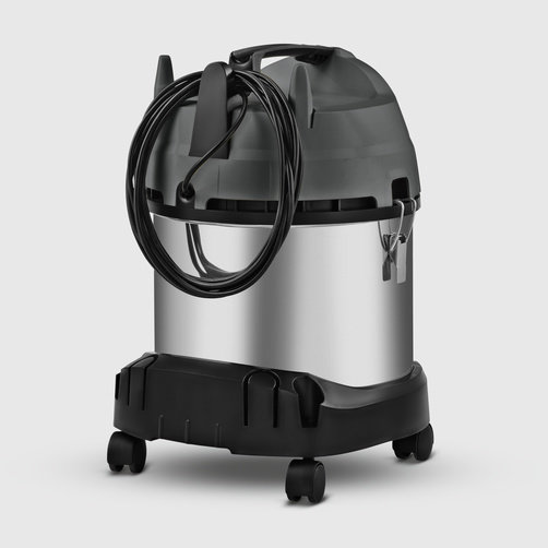 Профессиональный пылесос Karcher NT 20/1 Me Classic - <h3>Компатный, крепкий и мобильный</h3>
Превосходная устойчивость, мобильность, удобство транспортировки благодаря узкой форме и 4 колесам Отбойник обеспечивает надежную защиту со всех сторон пылесоса и принадлежностей.