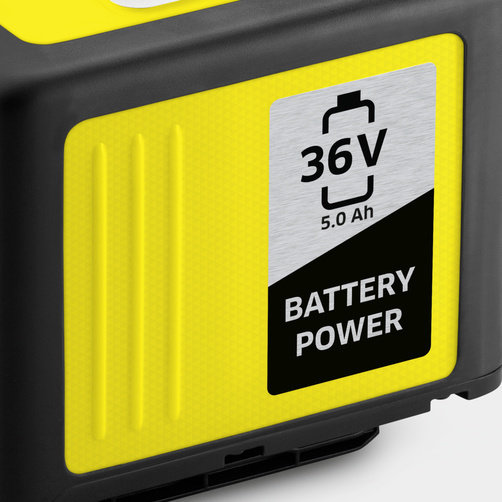 Аккумулятор Karcher Battery Power 36/50 - <h3>Инновационная технология Real Time</h6>
Встроенный ЖК-дисплей постоянно отображает состояние заряда, время до окончания процесса заряда и текущий запас времени работы.