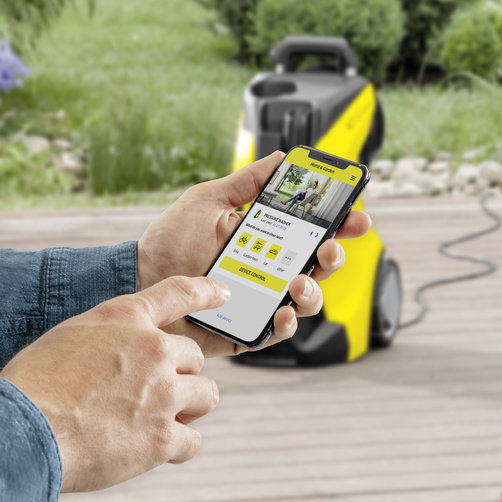 Мойка высокого давления Karcher K 5 Power Control - <h3>Мобильное приложение Home & Garden</h3>
<p>
	 Приложение Karcher Home & Garden позволит Вам стать экспертом в области уборки. Воспользуйтесь обширным опытом Karcher для достижения превосходных результатов чистки. Удобный и всеобъемлющий сервис: вся необходимая информация об аппарате, его применении и сервисном портале Karcher.
</p>