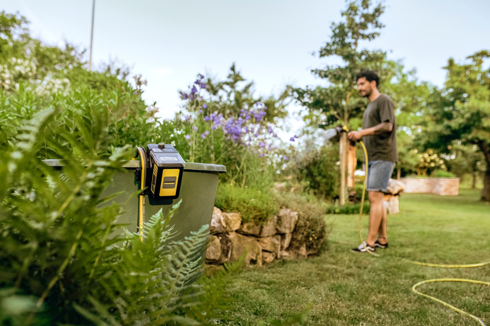 Аккумуляторный бочковой насос Karcher BP 2.000-18