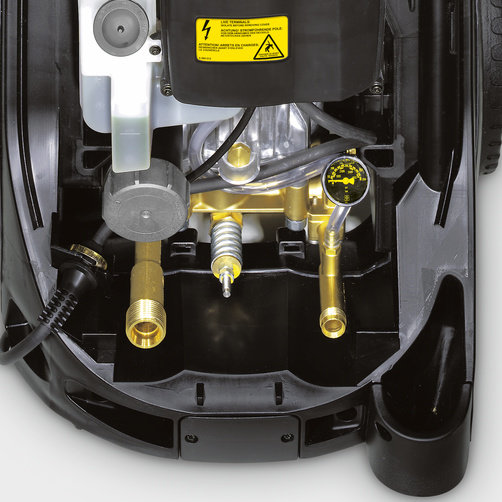 Аппарат высокого давления Karcher HD 10/23-4 S - <h3>Для экономии сил и времени: пистолет EASY!Force и быстродействующие разъемы EASY!Lock</h3>
Возможность продолжительной работы без переутомления благодаря пистолету EASY!Force. Прочные и долговечные разъемы EASY!Lock в 5 раз ускоряют присоединение и отсоединение принадлежностей в сравнении с резьбовыми разъемами.