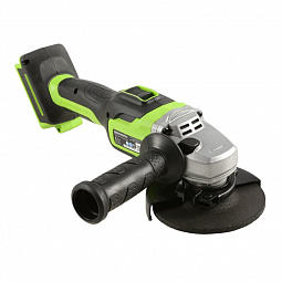 Аккумуляторная угловая шлифовальная машина Greenworks GD24AGK4 б/щ, 24v (АКБ 1х4Ah, З/У, сумка) - изображение 4