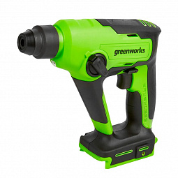 Аккумуляторный перфоратор Greenworks GD24SDS1 б/щ, 1,2 Дж, 24v (без АКБ и З/У) - изображение 4