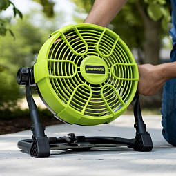 Вентилятор с гибридным питанием Greenworks G24FAN, 24v (без АКБ и З/У) - изображение 3