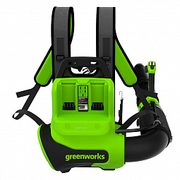 Аккумуляторная ранцевая воздуходувка Greenworks GD40BPG2 б/щ, 40v (без АКБ и З/У) - изображение 3