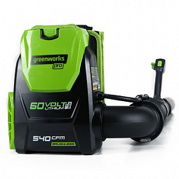 Аккумуляторный ранцевый воздуходув Greenworks GD60BPB, 60v (без АКБ и З/У) - изображение 3