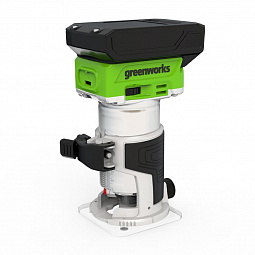 Аккумуляторный фрезер Greenworks G24RO б/щ, 24v (без АКБ и З/У) - изображение 4