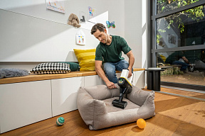 Вертикальный аккумуляторный пылесос Karcher VC 6 Cordless ourFamily Pet - изображение 4
