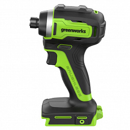 Аккумуляторный ударный винтоверт Greenworks  ID3170 б/щ, HEX 1/4", 170 Н·м, 24v (без АКБ и З/У) - изображение 2